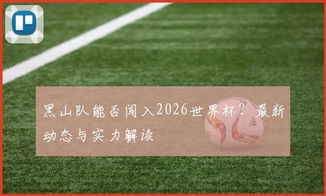 黑山队能否闯入2026世界杯？最新动态与实力解读